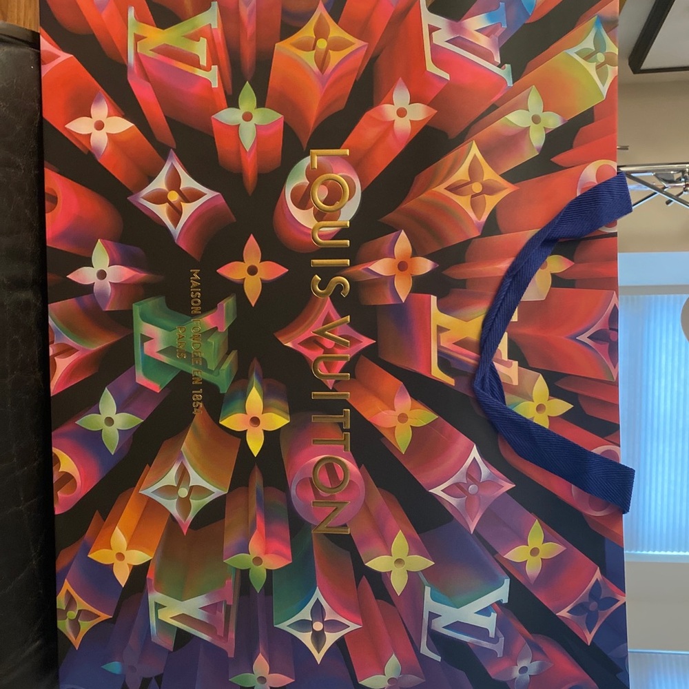 Louis Vuitton 2019 Big paper shopping bag.